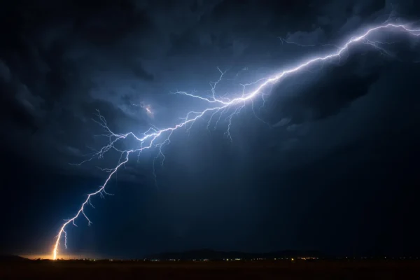515-mile lightning flash caught from space 515-mile lightning flash caught from space