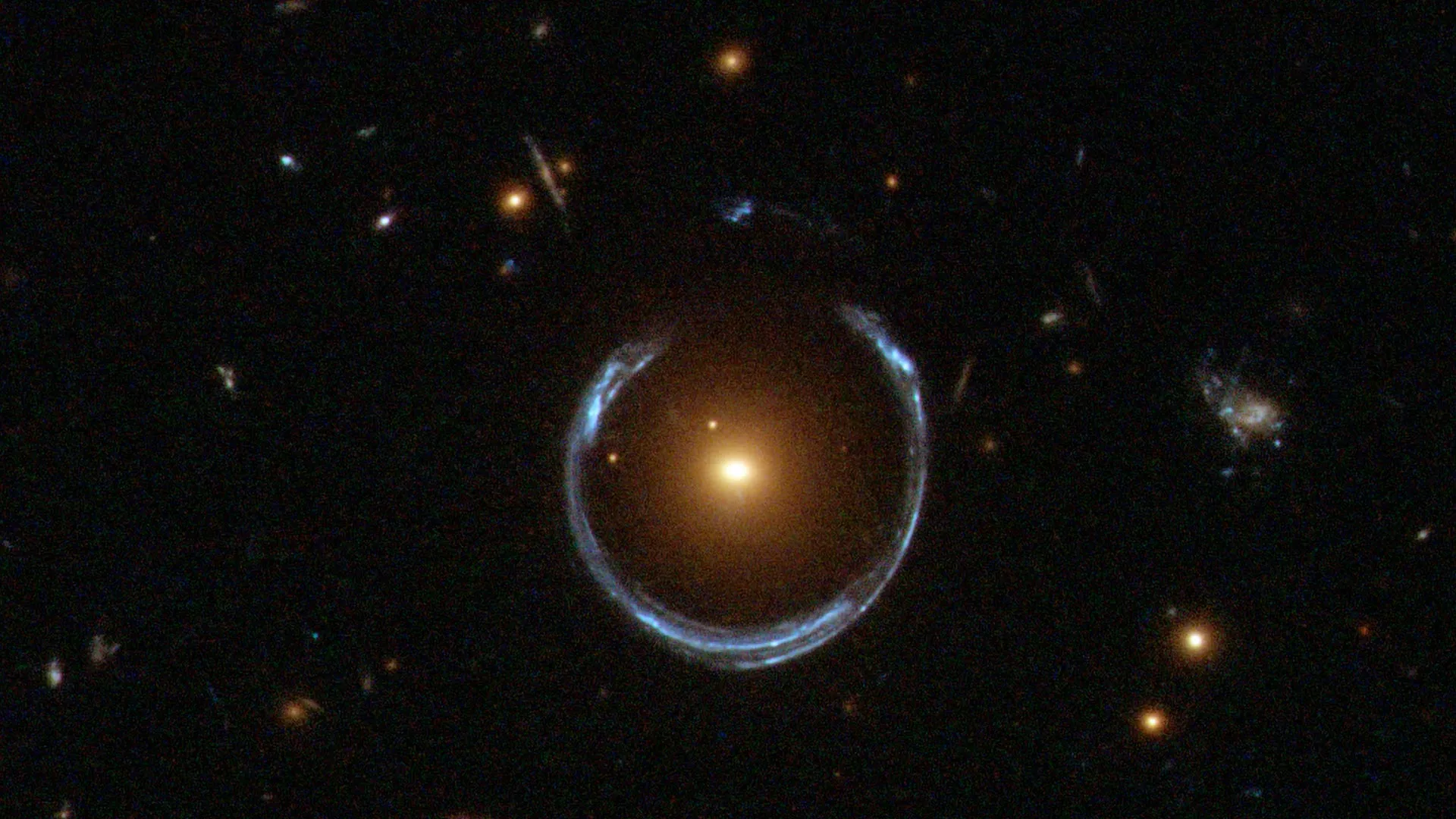 Giant Einstein ring reveals one of the Universe’s biggest black holes 1 Giant Einstein ring reveals one of the Universe’s biggest black holes