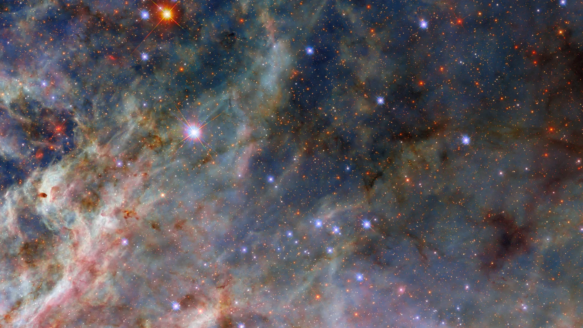 Hubble captures a wild star-birth storm 160,000 light-years away 1 Hubble captures a wild star-birthing storm 160,000 light-years away