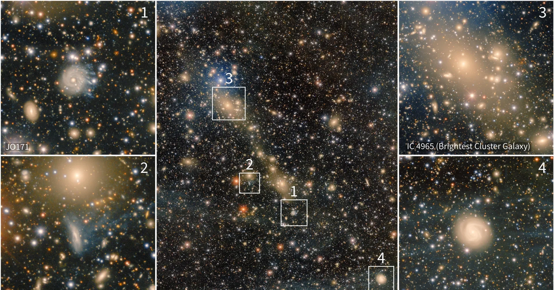 ‘Bridge’ of stray stars reveals two massive galaxies tearing each other apart