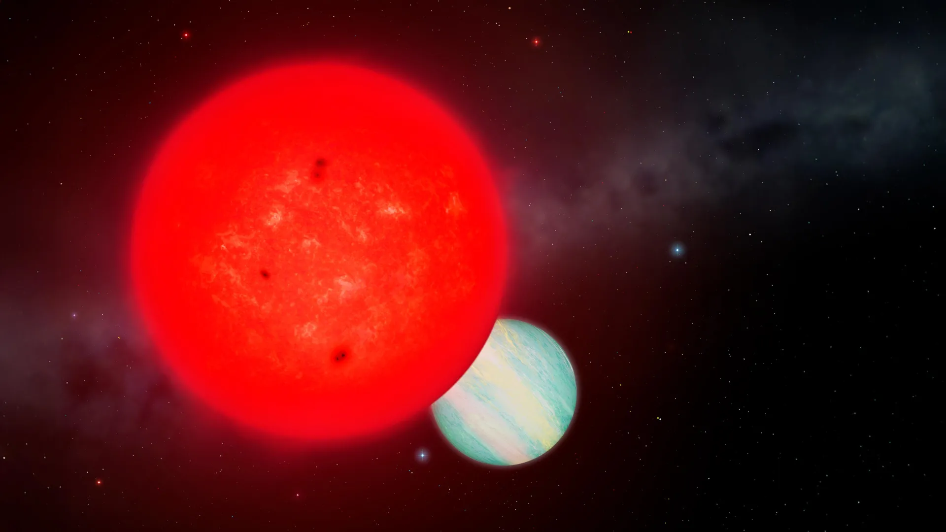 How did a planet this big form around a star this small? 1 How did a planet this big form around a star this small?