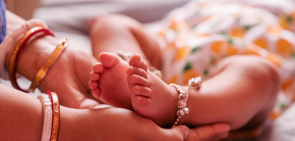 Indian doctors remove rare parasitic twins from baby's stomach 1 Indian doctors remove rare parasitic twins from baby's stomach